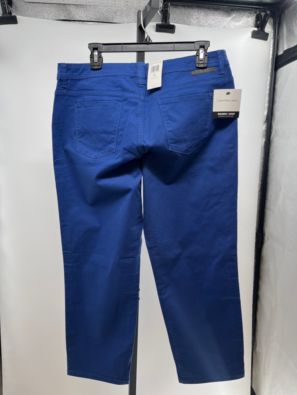 Calvin Klein Men’s Cobalt Blue Skinny Crop Jeans